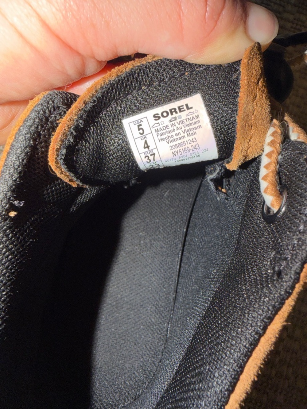 Sorel Taffy & Black Lace-Up Waterproof Ankle Boot - Picture 5 of 5